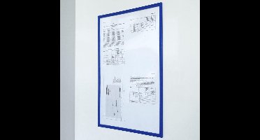 Magnetische documenthouder PRO A4 Blauw - Per stuk