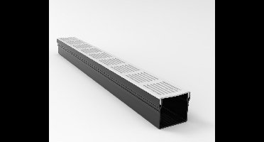 Black Beauty Perfect Drain 100/100 alu designrooster 100 cm