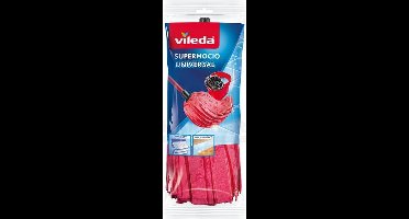 Vileda Supermocio Universal Mop Vervangingskop - geschikt voor Vileda Supermocio mopset