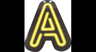 Neon letter - A