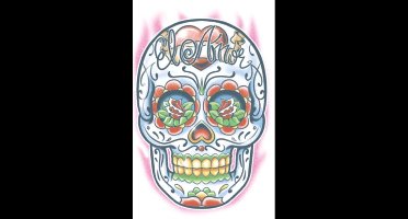 Partychimp Neptattoo Volwassenen Day of the Dead El Amor - Polyester
