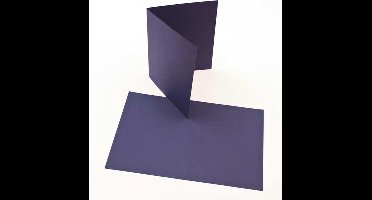Kaarten Donker-Blauw 17,8x12,4cm (50 stuks)