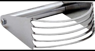 Kinghoff KH3378 - Handmatige Keukenhakker van RVS - 5 Scherpe Bladen - Ideaal voor het Maken van Deeg, Hakken van Boter en Meer