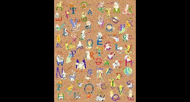 Fotobehang - Animals A-Z 200x250cm - Vliesbehang