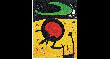 Kunstdruk Joan Miro - Vuelo de pajaros 40x50cm