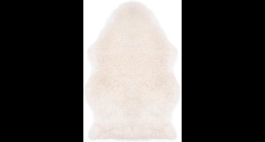 Kunstvacht / schapenvacht 90 x 60 cm | kleur Wit