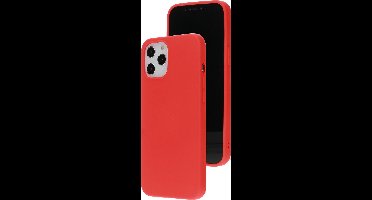 Mobiparts hoesje geschikt voor de Apple iPhone 12 Pro Max - Siliconen - Rood