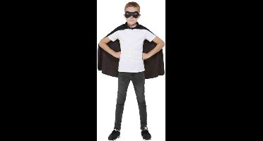 Smiffys - Basic Cape Kids - Zwart