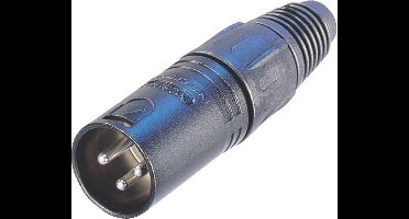 Neutrik NC3MX-BAG XLR 3-pins (m) connector / zwart