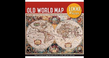 Peter Pauper Puzzel - Old World Map - 1000 st