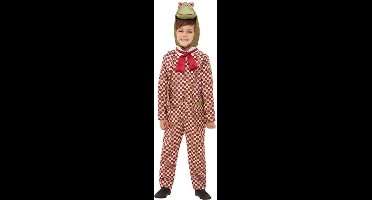Smiffys - Wind In The Willows Deluxe Toad Kinder Kostuum - Kids tm 4 jaar - Rood