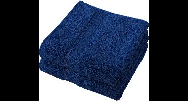 De Witte Lietaer Badhanddoek 100 X 150 Cm Katoen Blauw