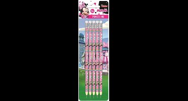 Disney Potloden Minnie Mouse Hb Hout Roze 5 Stuks