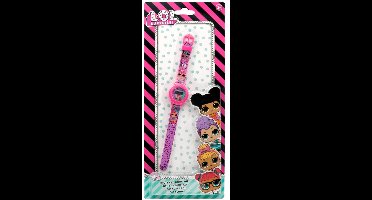 L.o.l. Surprise! Horloge Meisjes 23 Cm Pvc Paars/roze