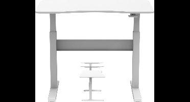 Bureau zit sta hoogte verstelbaar - laptop computertafel - 120 x 67.5 cm