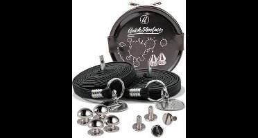Quickshoelaces - casuel zwart
