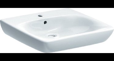 Geberit 300 Comfort rolstoelwastafel met kraangat met overloop 55x55x15cm wit