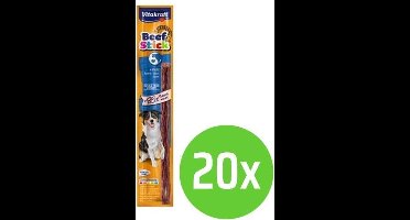 Vitakraft beefstick hart - hondensnack - 20 verpakkingen