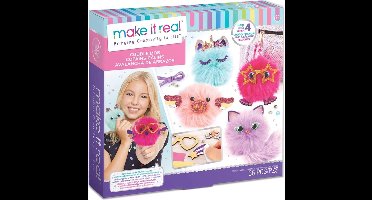 Make it Real - Bringing Creativity to Life - Set voor het maken van sleutelhangers - Pluizige vriend