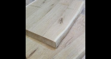 40mm Eiken Houten Wastafelblad OnGo - 45cmx100cm - Wandplank