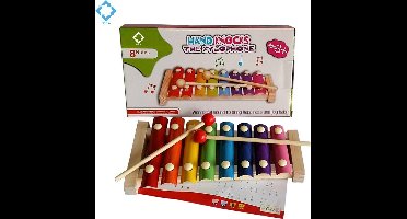 Houten Xylofoon -  Speelgoedinstrument  - Speelgoed Instrumenten Set - Muzikaal Speelgoed - Speelgoed voor Peuters - Speelgoed voor Kleuters