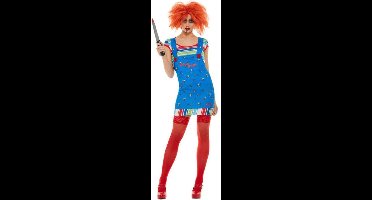 Smiffys - Chucky Kostuum - L - Blauw