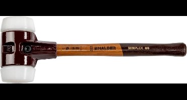 Halder SIMPLEX soft face hamer lengte 490 mm kop Ø 80 mm - 300708...