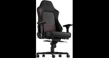 Noblechairs Hero Real leather gamestoel zwart/rood