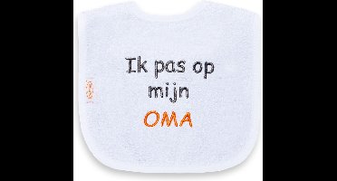 Funnies, slab ik pas op oma | slab voor baby's | slabbetje met tekst | eten en drinken