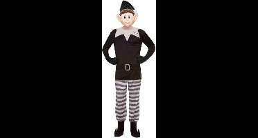 Smiffys - Elves Behavin' Badly Bad Elf Kostuum - XL - Grijs/Zwart