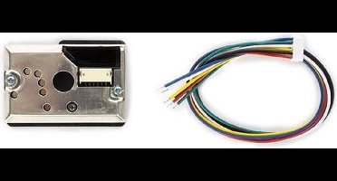 Whadda Optische stofsensor, GP2Y1010AU0F, 4.5-5.5 VDC, stofgrootte 0.5 µm, stofdichtheid ≤ 580 µg/m³, wit