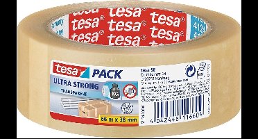 tesa ULTRA STRONG 57174-00000-02 Pakband tesapack Transparant (l x b) 66 m x 38 mm 1 stuk(s)