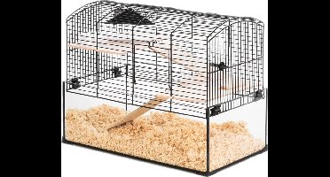 Zolux Neo Panas - Knaagdierkooi - Zwart - 51,5 x 29 x 40 cm