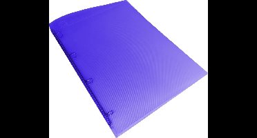 2x EXXO-HFP #22428 FLEXY Ringband - A4 4-O Rings 16mm - Marine Blauw 2stuks