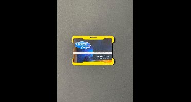 Kaarthouder - Type Safebadge / Geel