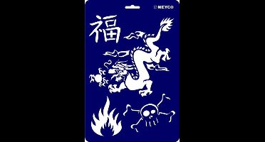 Teken en/of tamponeer sjabloon modern