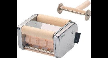 GEFU PASTA PERFETTA DE LUXE Pastamachine – 6 Pastasoorten – Inclusief 3 Opzetstukken – RVS
