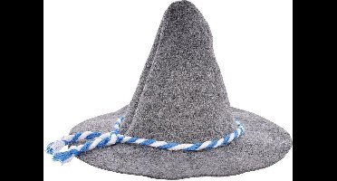 Beierse hoed voor het Oktoberfeest Grijs