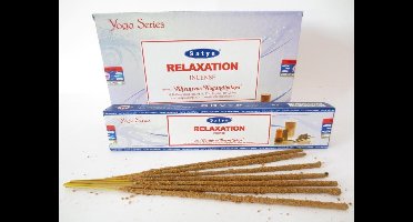 Satya Nag Champa Yoga Series Relaxation wierook 12 x 15 gram