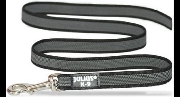 Julius K-9 Rubberized Lijn 20 Mm Zwart 20 mm x 3 m