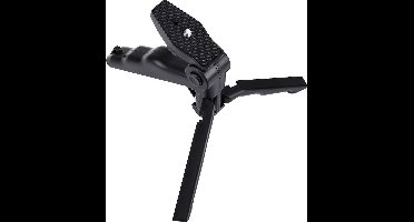 Shop4 - Actioncam Tripod - met Extra Stevige uitklapbare Poten Zwart