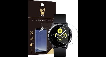 Screenprotector geschikt voor Samsung Galaxy Watch Active - Crystal Clear Volledig Screen Protector