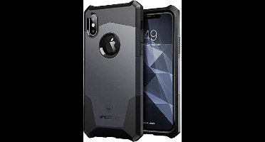 IPX-121 Wrestler Knight case geschikt voor smartphone, versterkte hoeken, flexibele laag, harde hoes, zwart