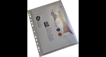 EXXO-HFP # 35361 - A4 Ringband Documententas - Kleurloos - 1 Pak @ 10 stuks