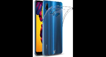 Hoesje geschikt voor Huawei P20 Lite Transparant TPU Siliconen Soft Gel Case - van iCall
