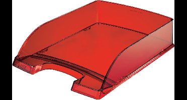 Leitz brievenbakje Plus 5226 rood transparant