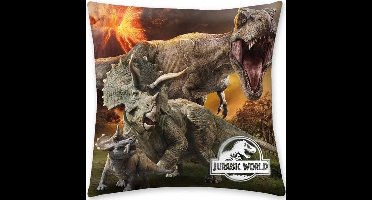 Jurassic World Vulkaan - Sierkussen - 40 x 40 cm - Multi
