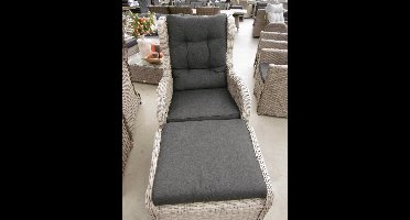 Gardolo Lounge stoel gasveer HM15-3 off white - stof 239