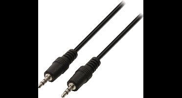 Valueline Jack stereo audiokabel 3,5 mm mannelijk - 3,5 mm mannelijk 1,50 m zwart