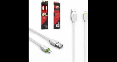 LDNIO LS04 USB oplaad kabel Geschikt voor: iPhone 5 5S 5C SE 6 6S 7 8 Plus X XS XR Max iPod touch 5 6